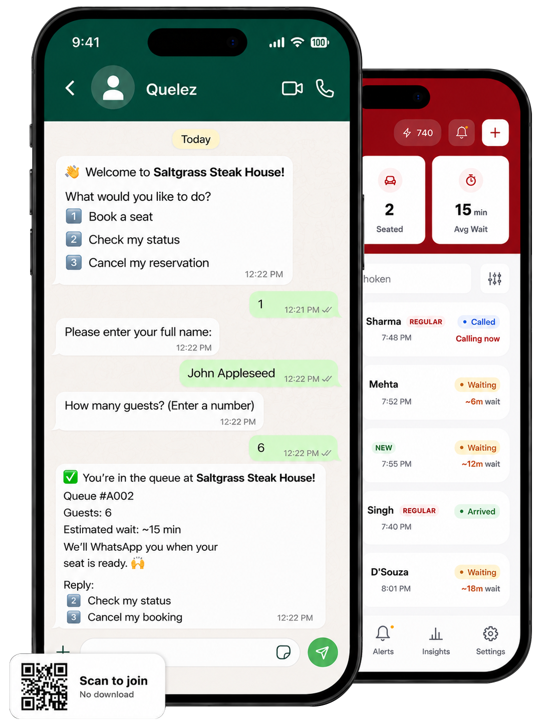 Quelez app preview